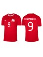 Polen Robert Lewandowski #9 Replika Borta Kläder VM 2022 Kortärmad